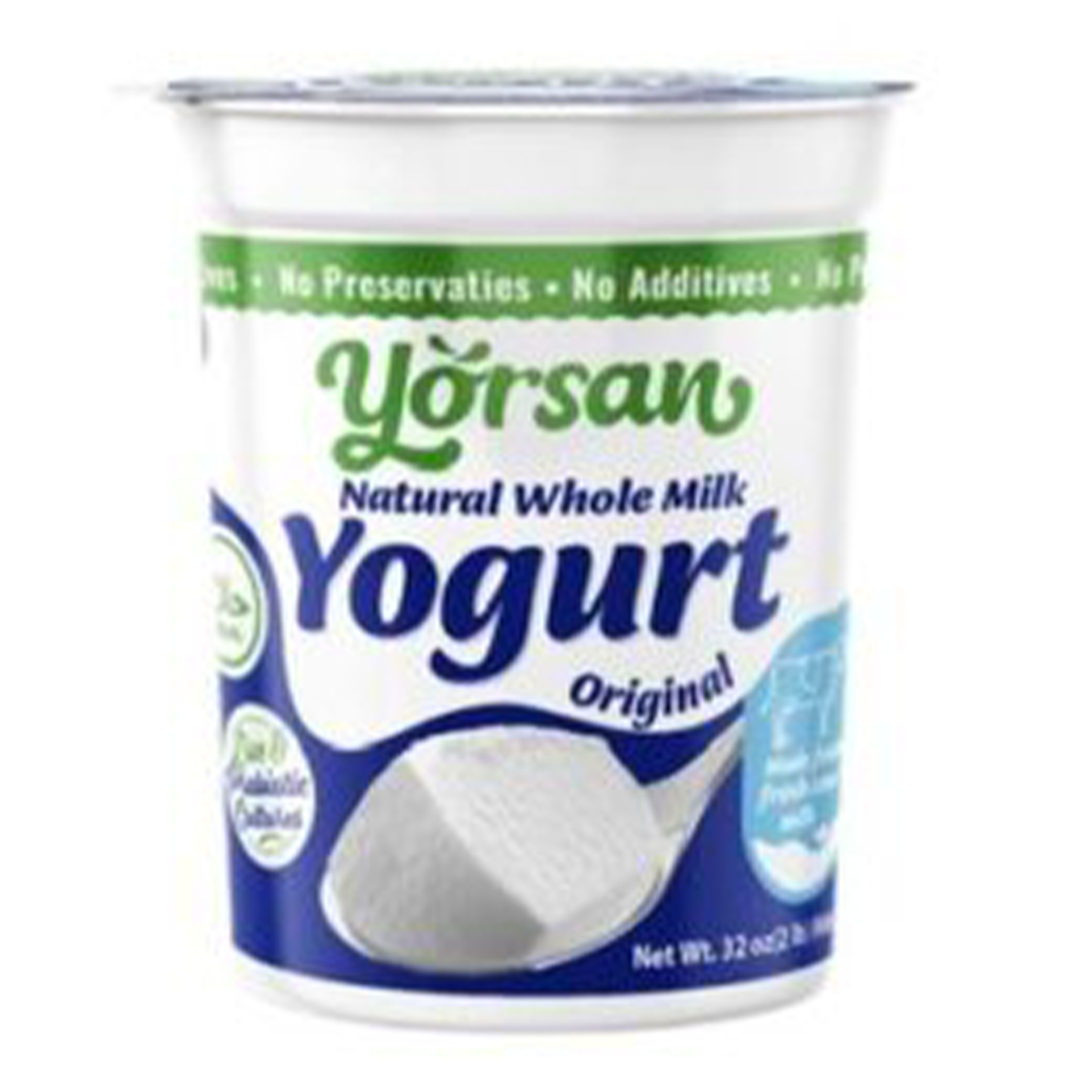 Yorsan Whole Milk Yogurt Original 2 lb