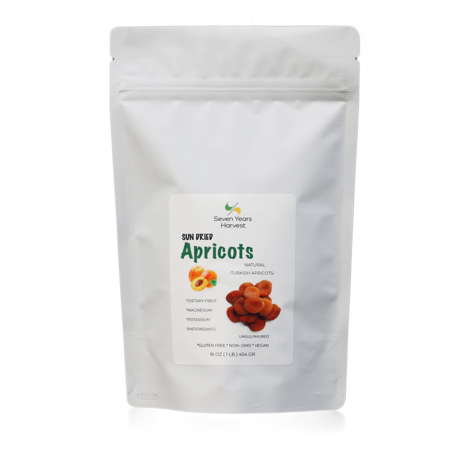 SYH Sun Dried Turk Apricots 1 Lb (454 Gr)