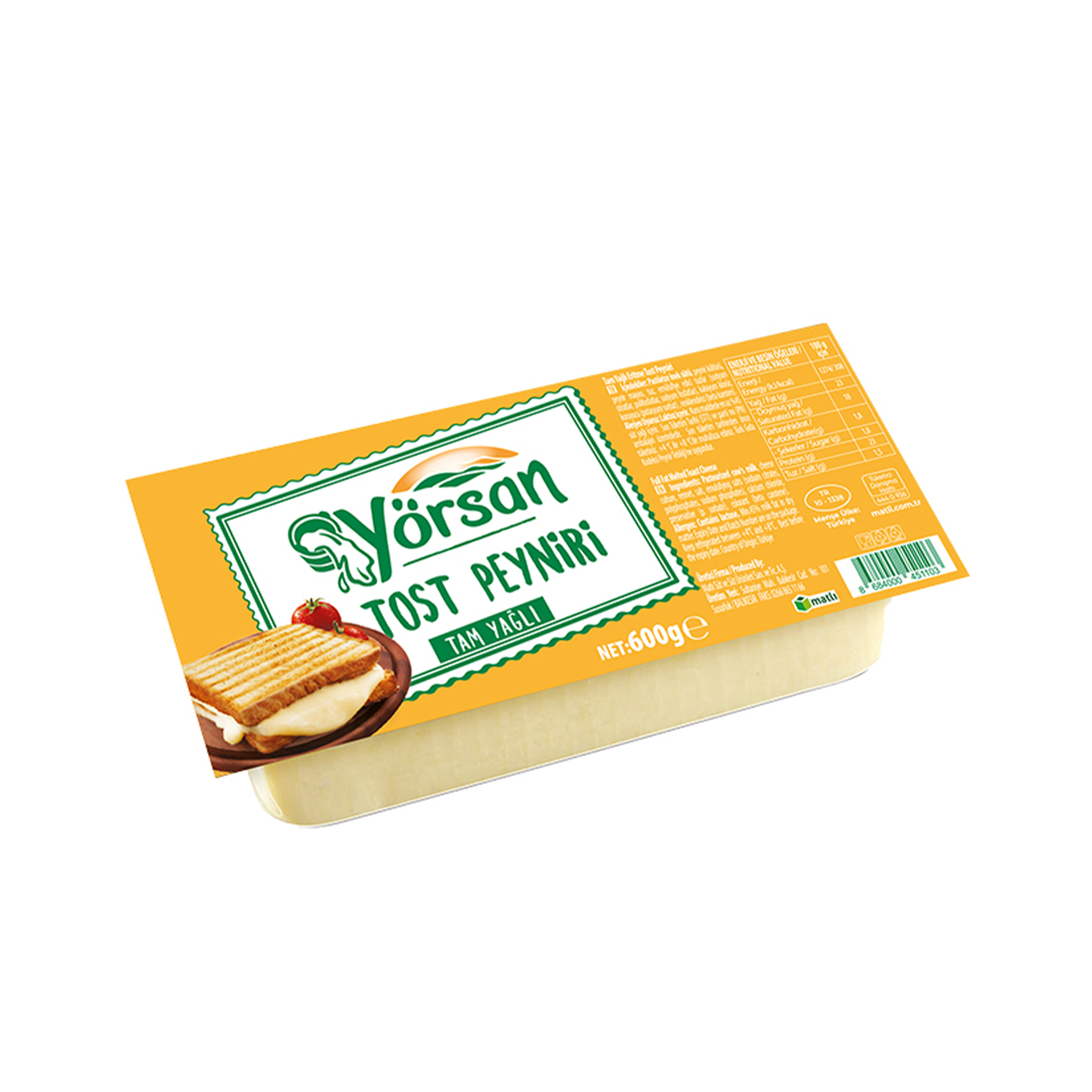 Yorsan Kashkaval Cheese 600 g