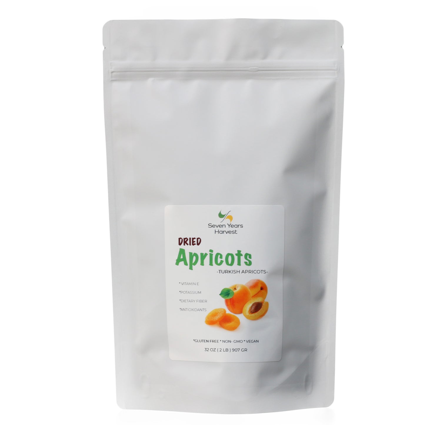 !Seven Years Harvest Turkish Apricots - 2 Lb (907 Gr)