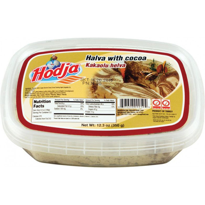 !Hodja Halva with Cocoa 12.3 Oz (350 Gr)