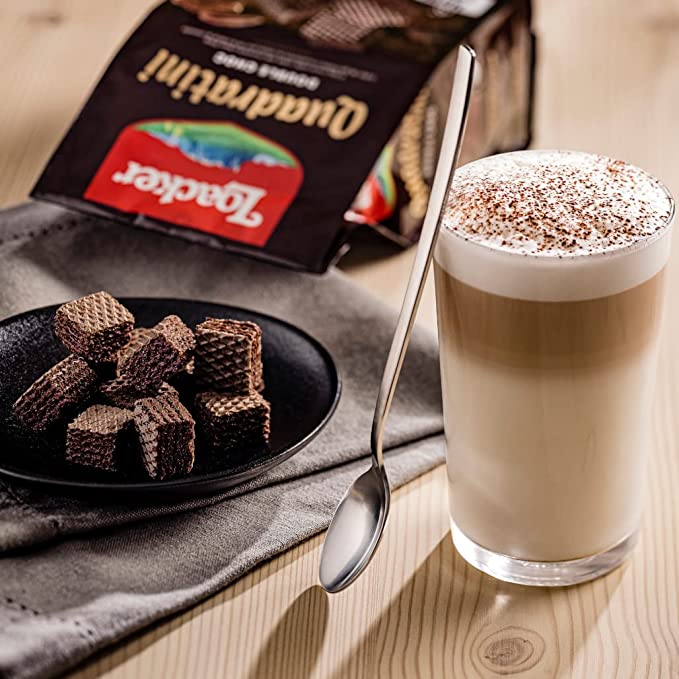 Loacker Quadratini Double Chocolate 8.8 Oz (250 Gr)