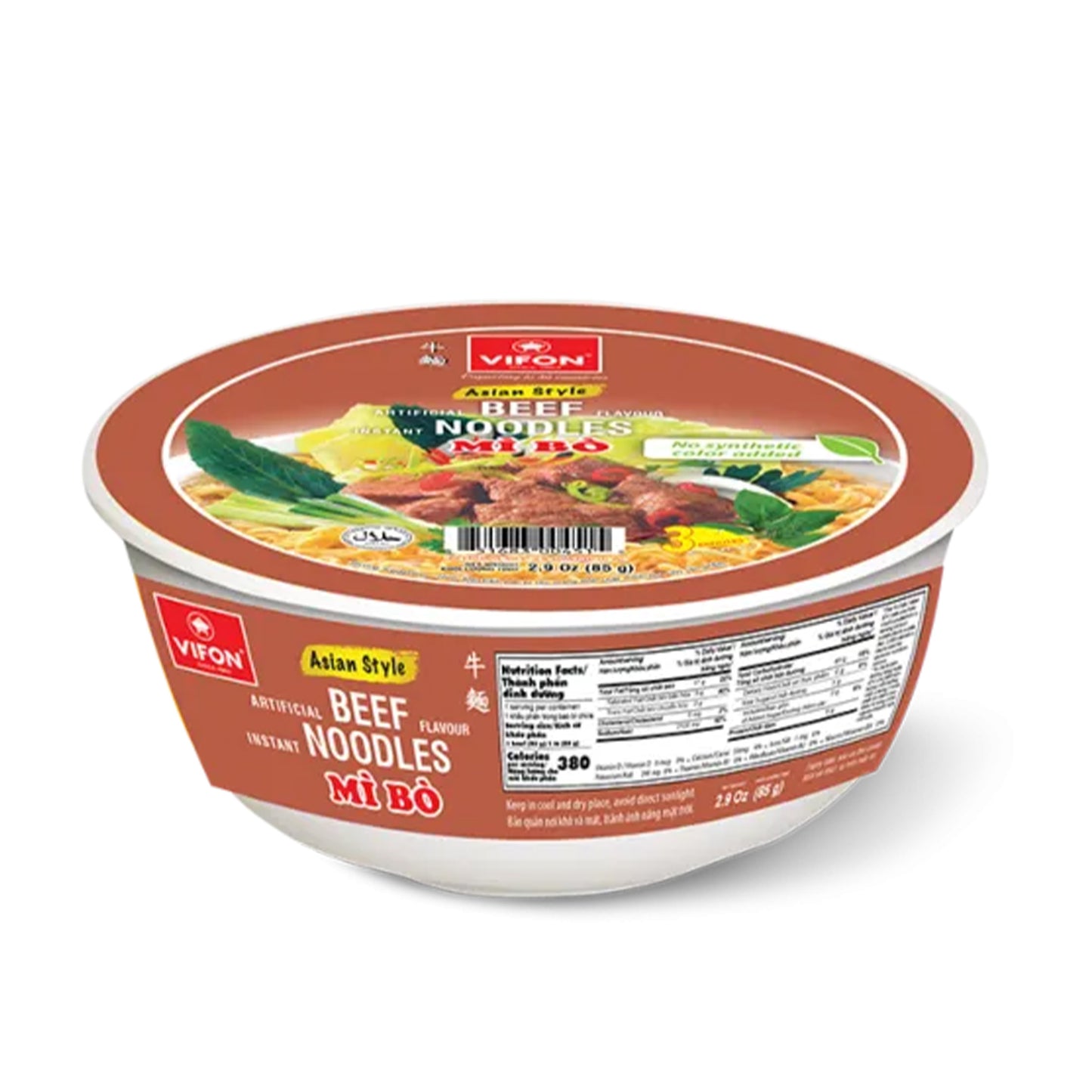 Vifon Asian Style Beef Noodles 2.9 oz (85 gr)