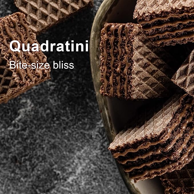 Loacker Quadratini Double Chocolate 8.8 Oz (250 Gr)