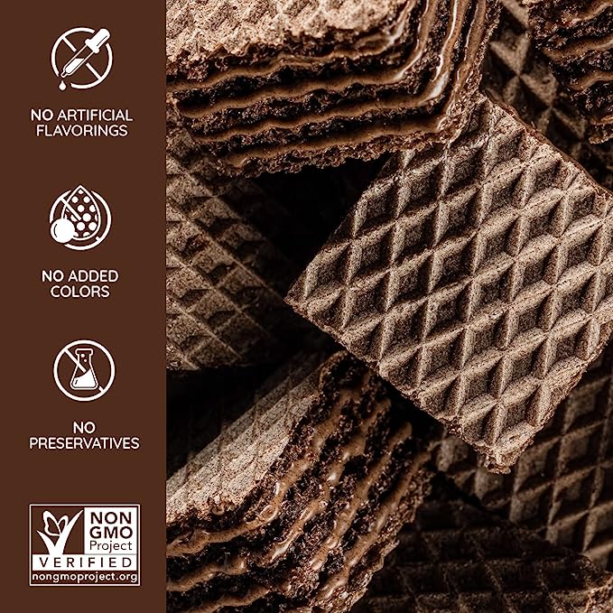 Loacker Quadratini Double Chocolate 8.8 Oz (250 Gr)