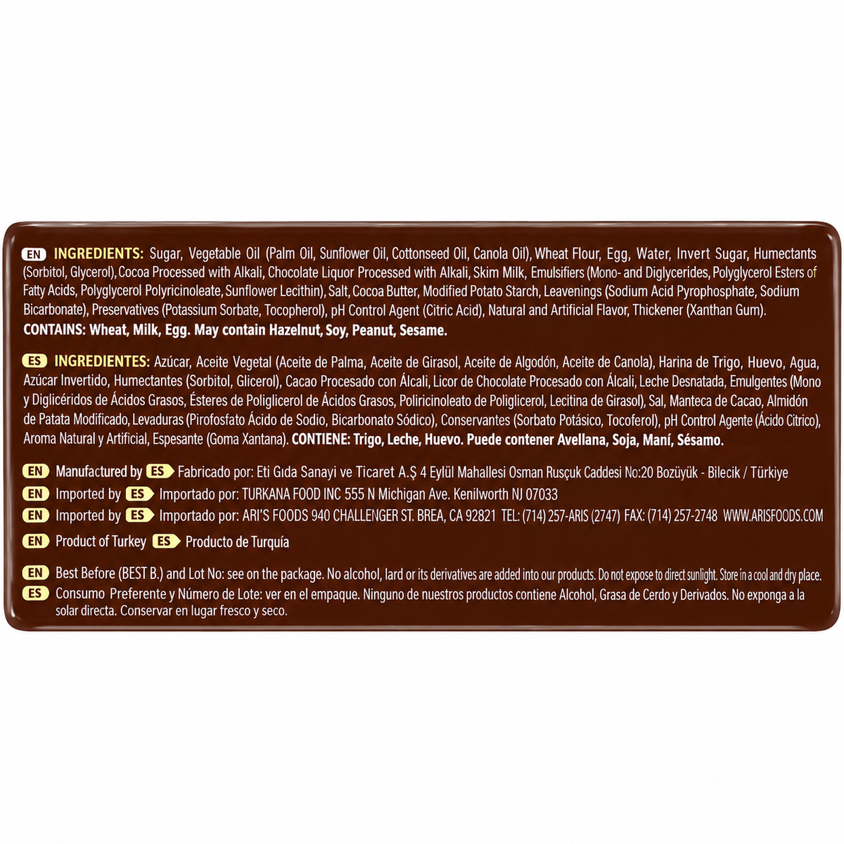 Eti Adicto Browni Mini 180 gr