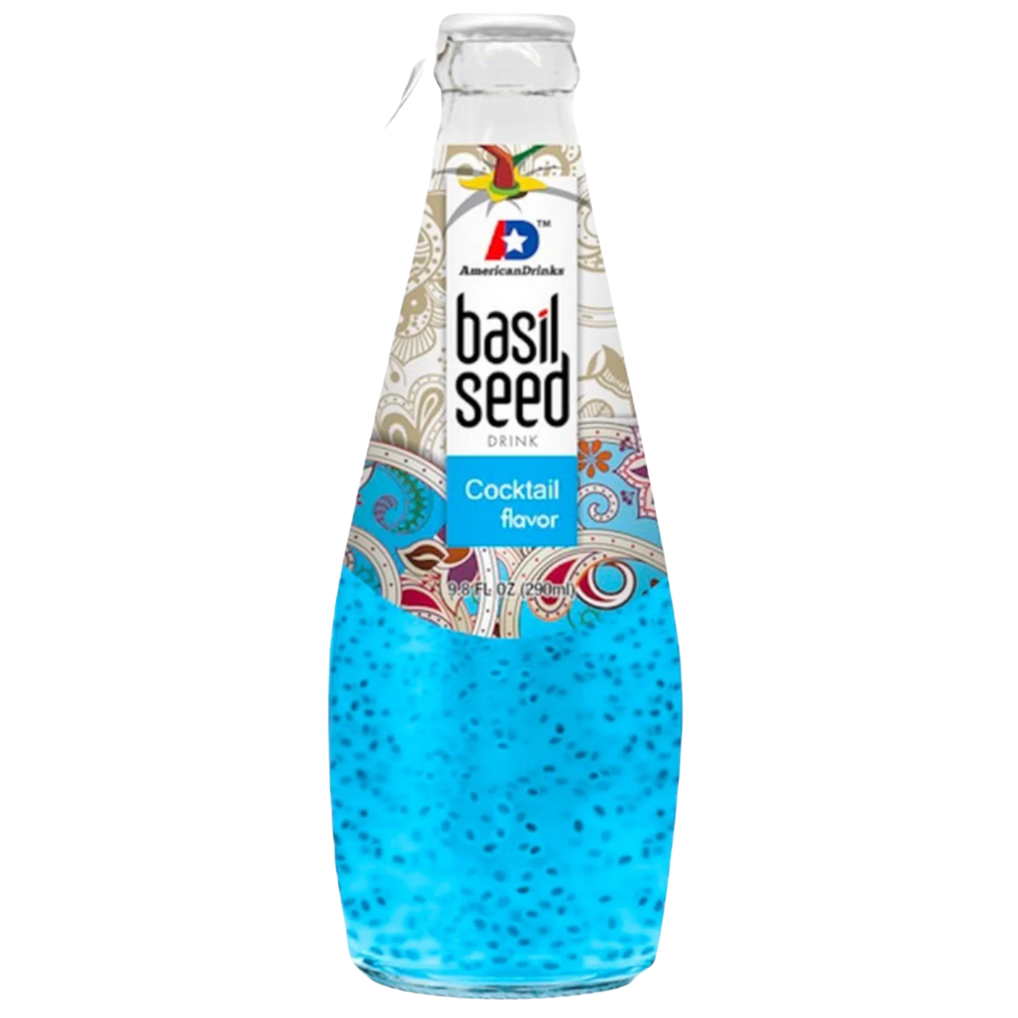 American Dew Cocktail`Juice with Basil Seeds 290 ML