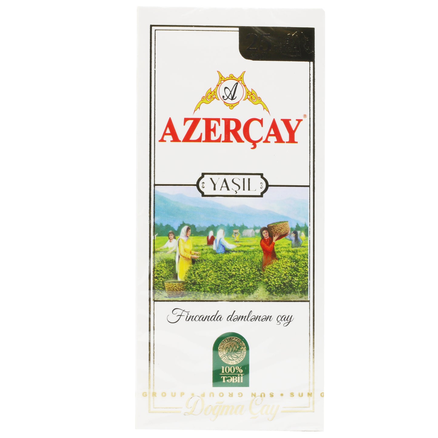Azercay Tea Bag Green Classic 50 Gr