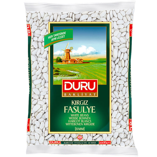 Duru White Kirgiz White Beans 2.5 Kg (2500 Gr) 8mm