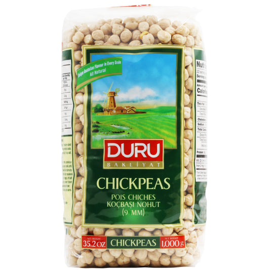 Duru Dry Chickpeas 9mm 1 Kg (1000 Gr)