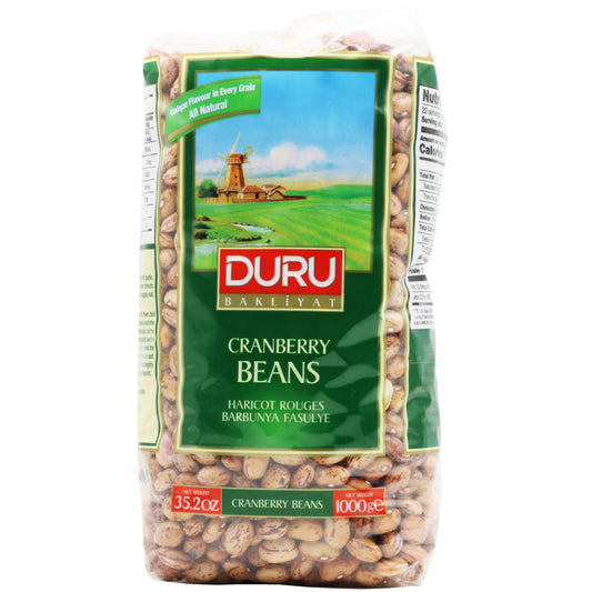 Duru Cranberry Beans 2.20 Lb  ( 1000 Gr)