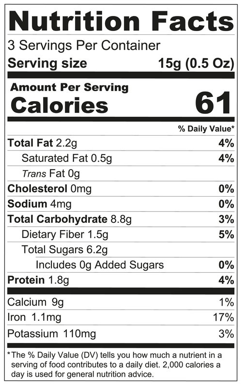 Nalya Energy Bites Dates Hazelnut Goji Berries 1.59 oz (45 gr)