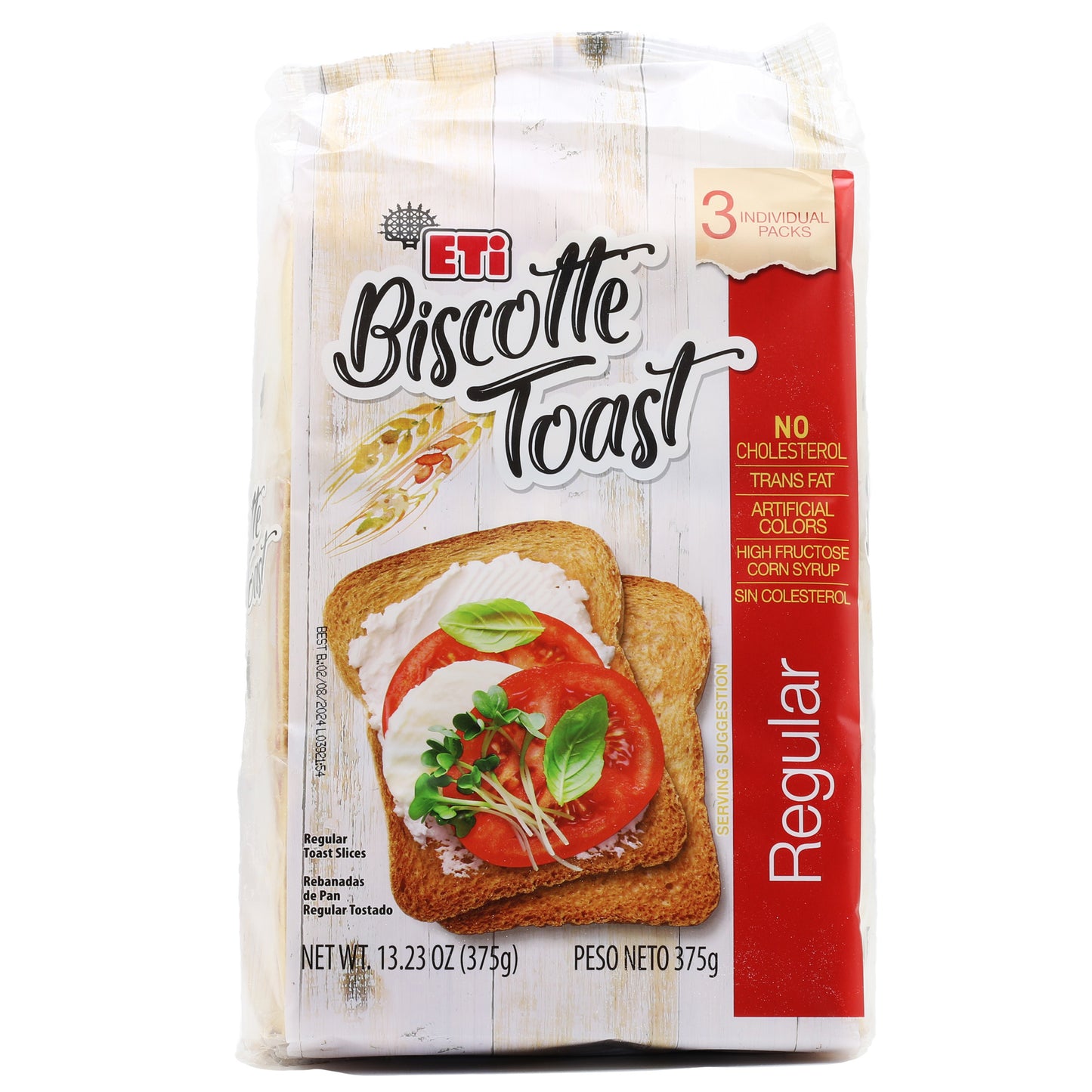 Eti Biscotte Regular Toast 13.23 Oz (375 Gr)