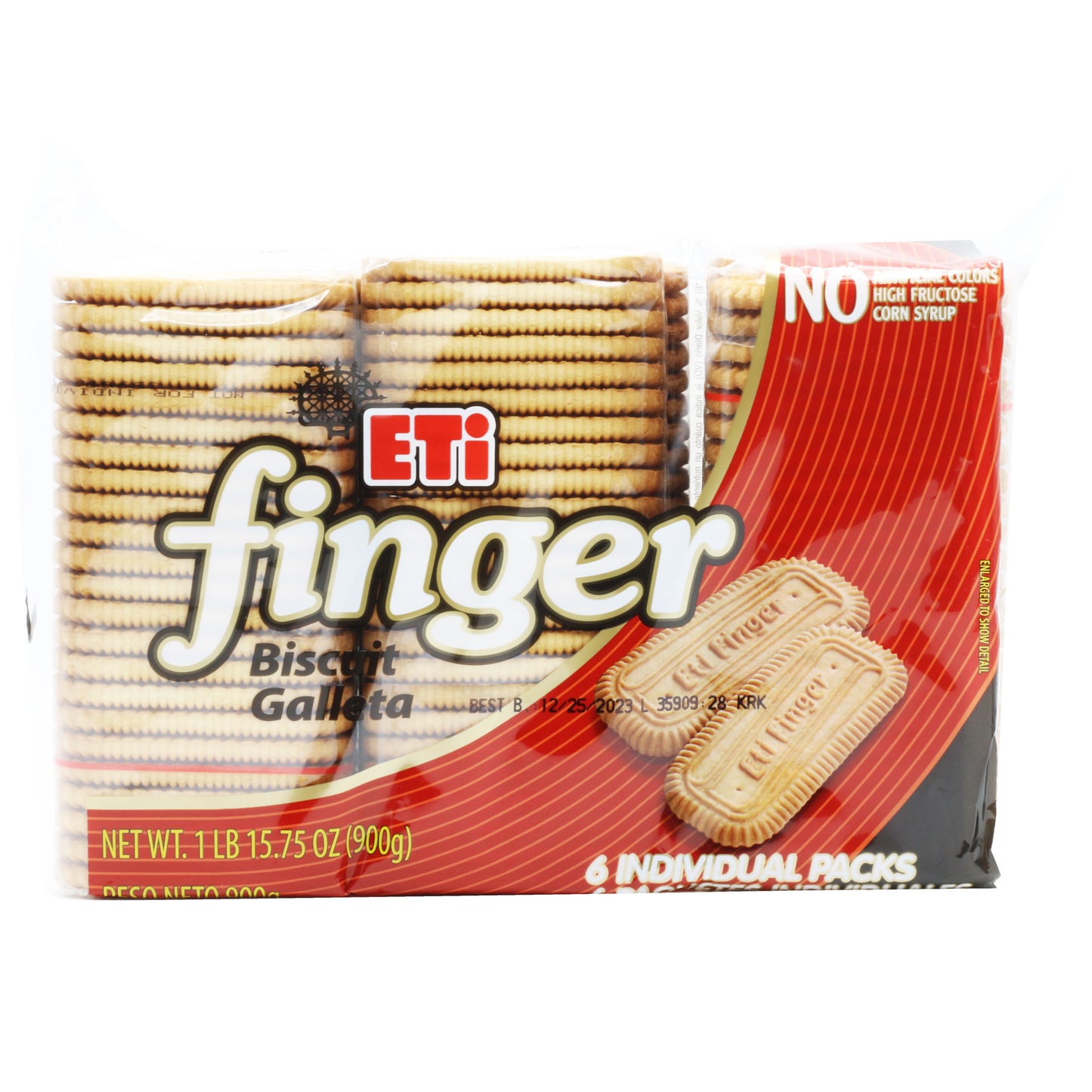 Eti Finger Biscuit Galleta 2 Lb (900 Gr)