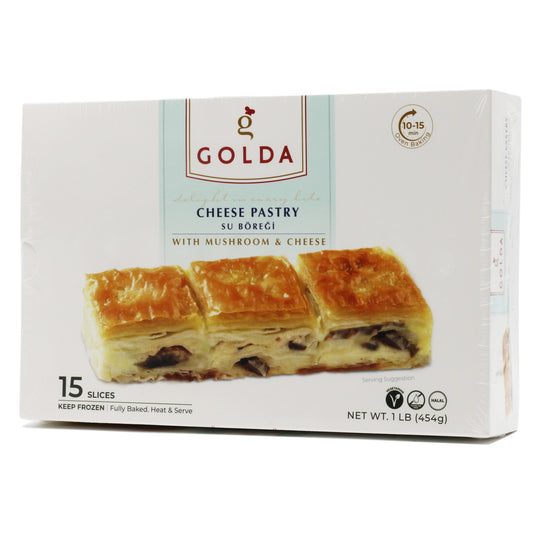 Golda Mushroom Cheese Pastry 1 Lb (454 Gr)