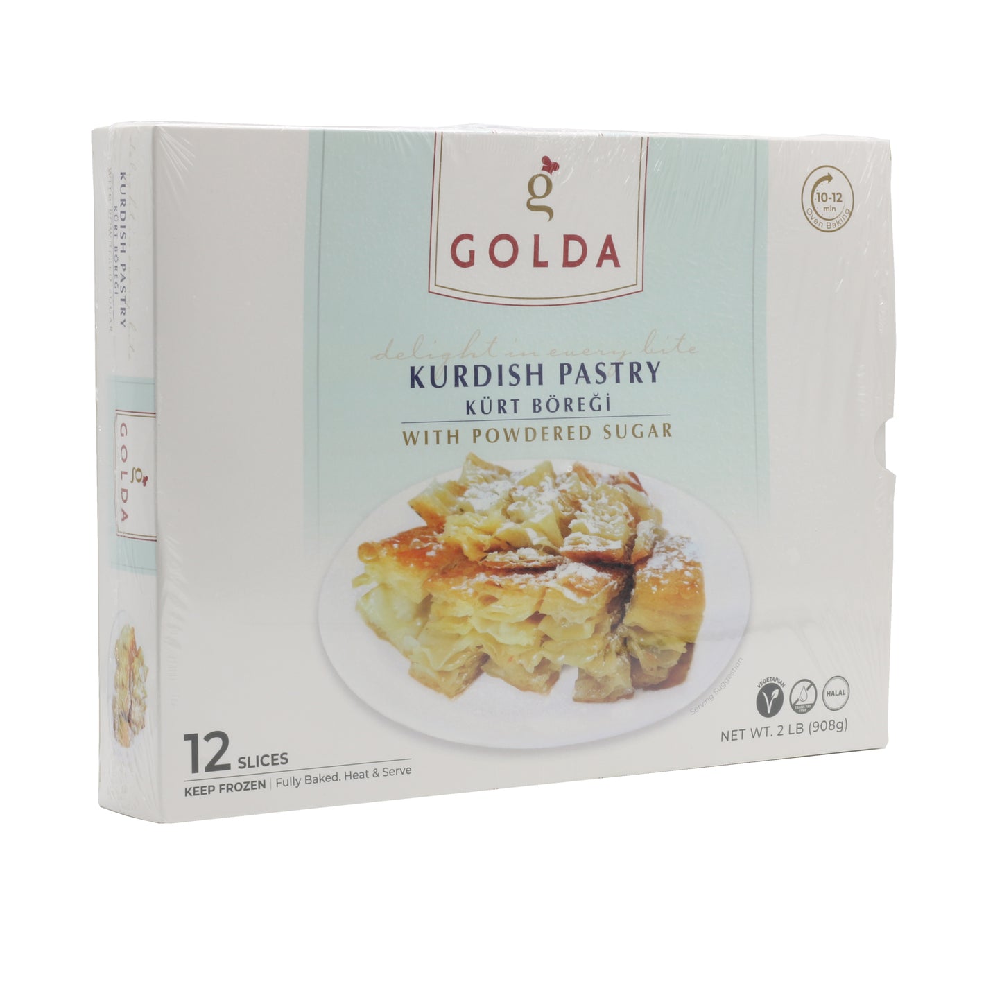 Golda Kurdish Pastry Kurt Boregi 2Lb (908 Gr)
