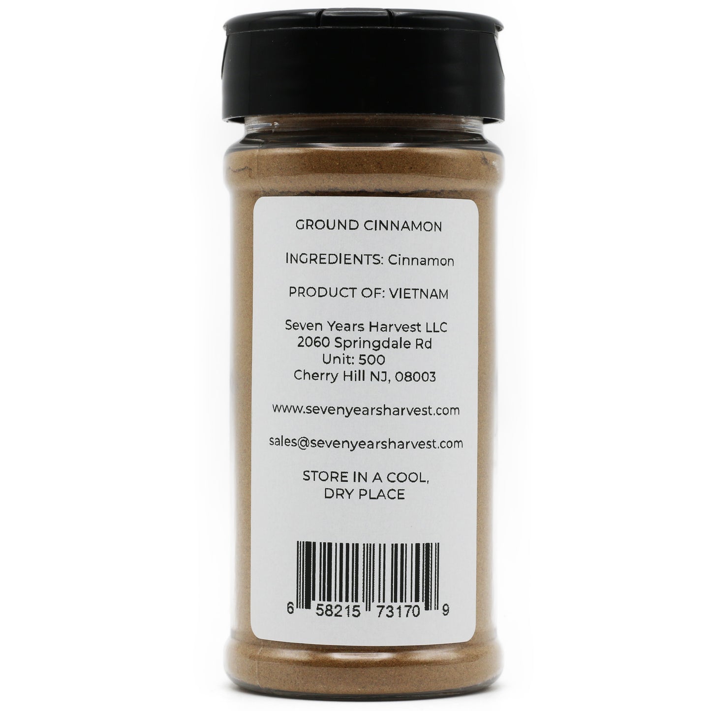Seven Years Harvest Ground Cinnamon 3.5 Oz (99 Gr)