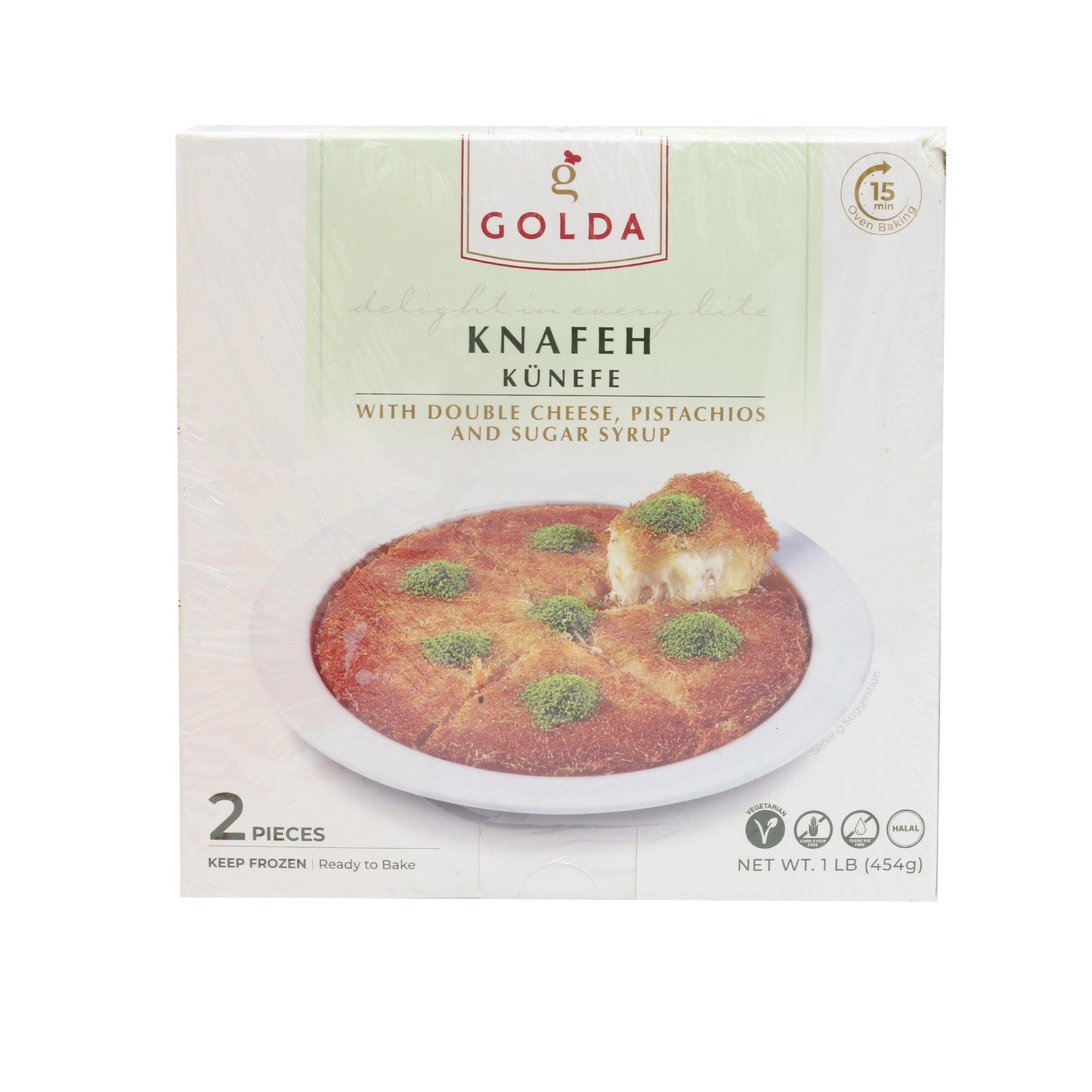 Golda Kunafeh (Kunefe) 2 pcs 454 Gr
