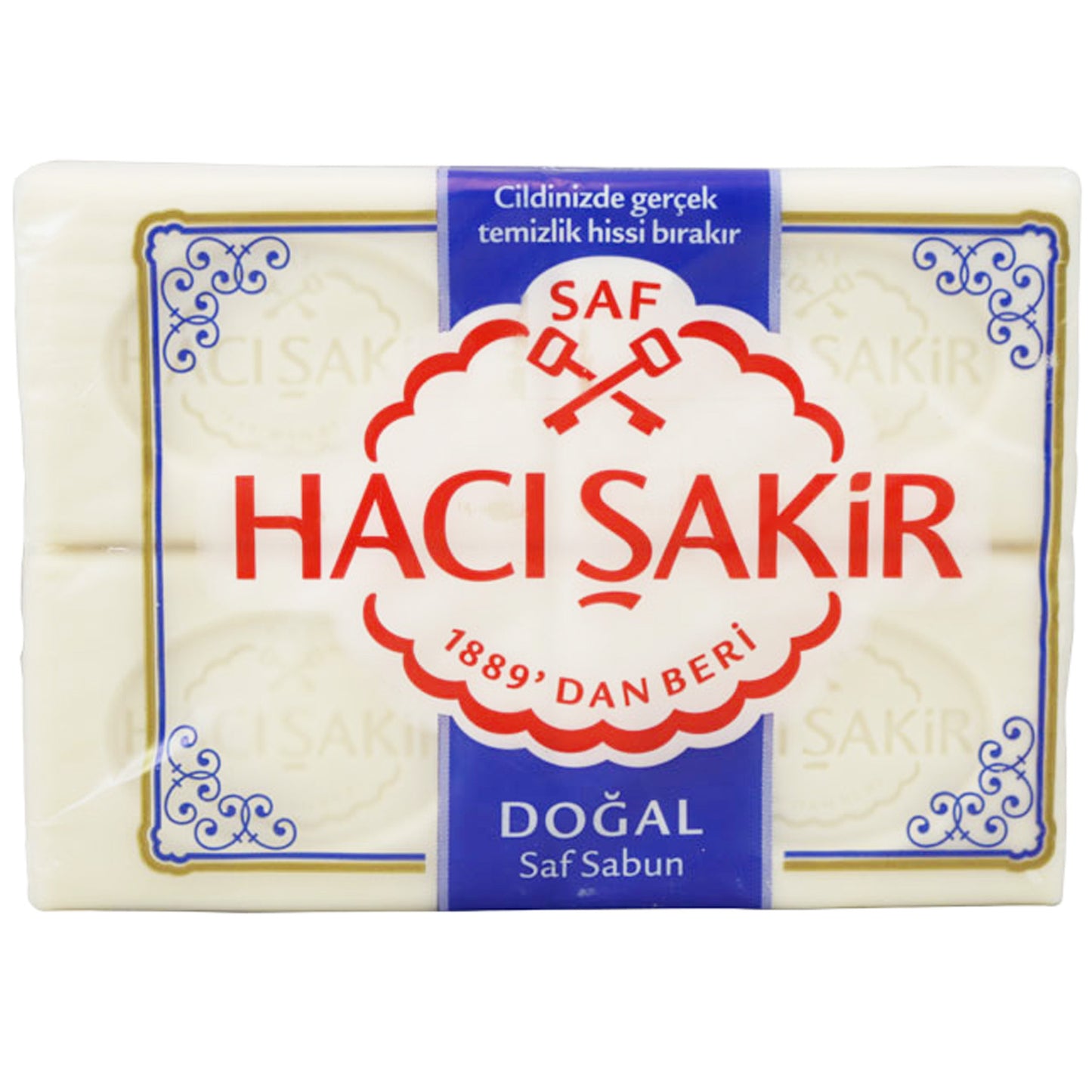 Haci Sakir Natural Hand Soap 4 Pcs 21.1 Oz (600 Gr)