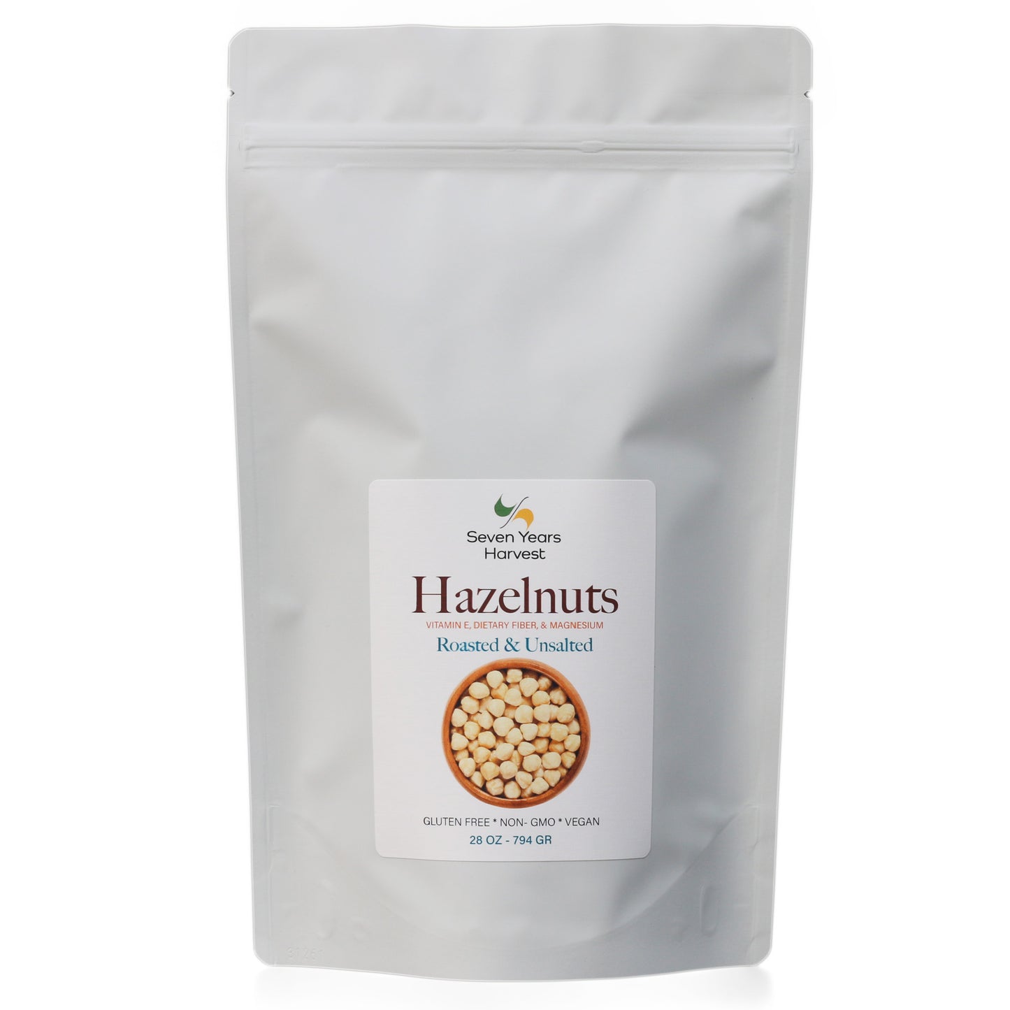 !SYH Roasted Unsalted Hazelnuts 28 Oz (794 Gr )
