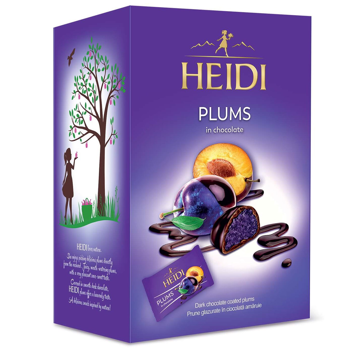 !Heidi Plums In Chocolate 6.5 Oz (185 Gr)