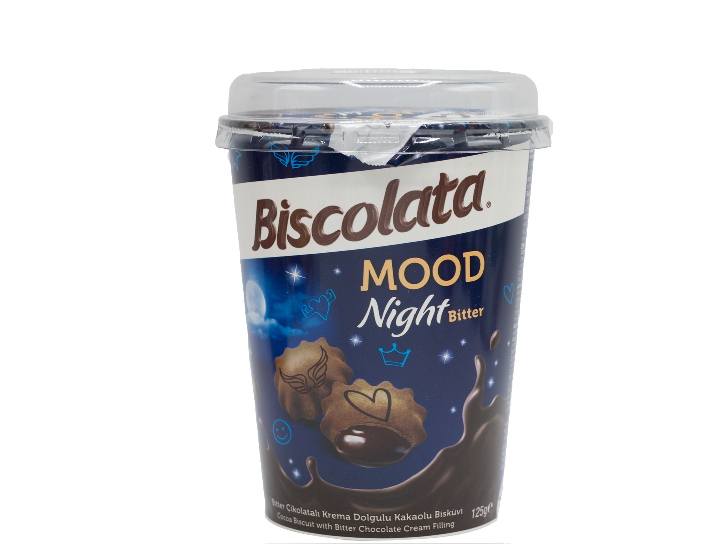 Biscolata Mood Dark Cup Cookies 4.4 Oz ( 125 Gr)