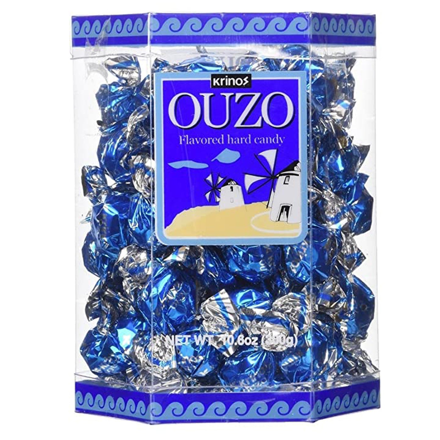 !Krinos Ouzo Hard Candy 10.58 Oz (300 Gr)