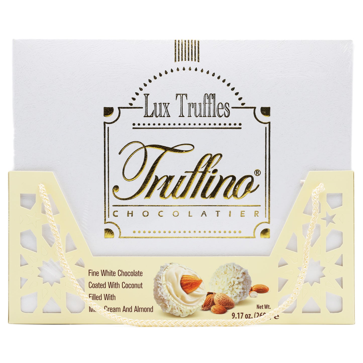 !Lux Truffles Truffino Chocolatier White Chocolate 9.17 Oz (260 Gr)