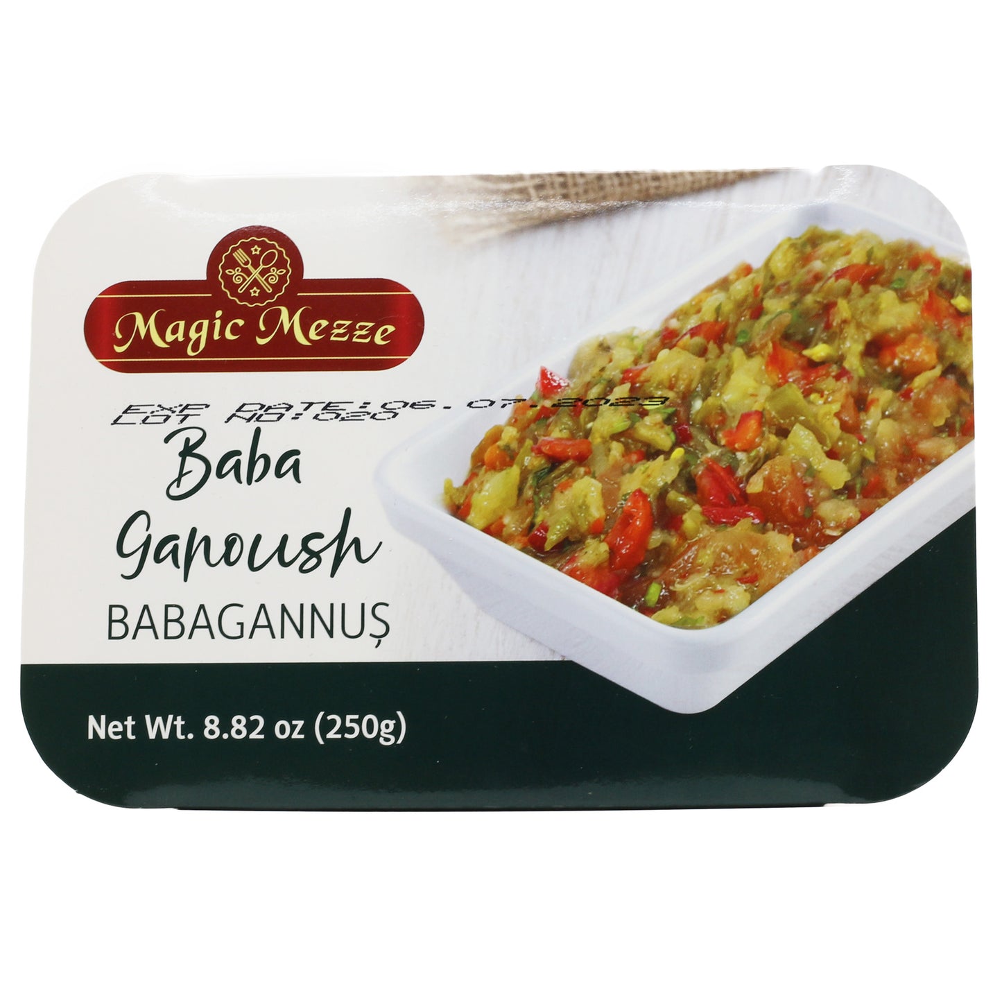 !Magic Mezze Baba Ganoush Babagannus 8.82 Oz (250 Gr)