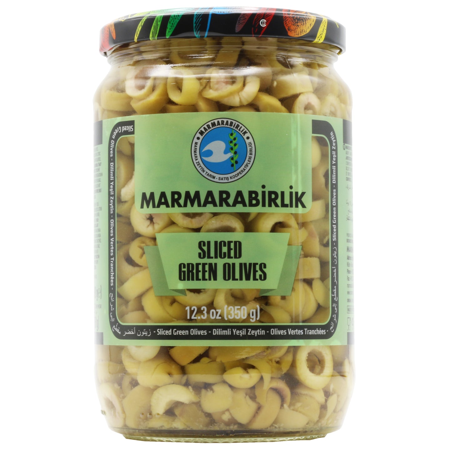 Marmarabirlik Sliced Green Olives 12 oz