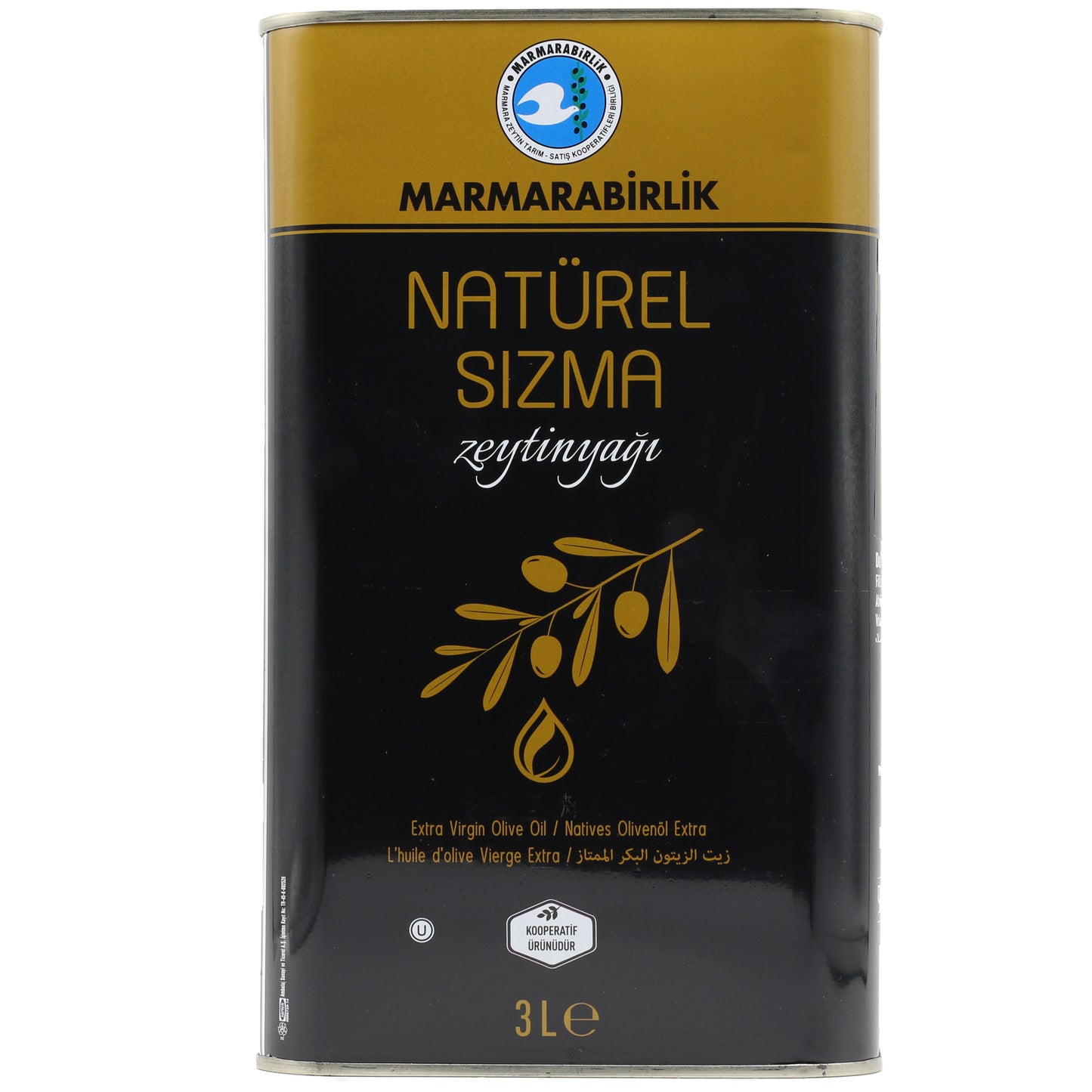 !Marmarabirlik Extra Virgin Olive Oil 3L
