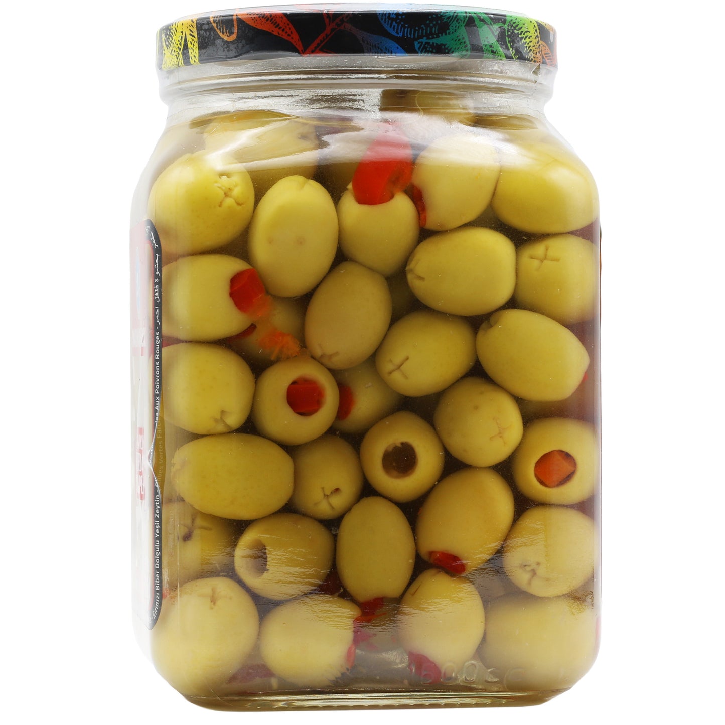Marmarabirlik 4 XL Green Olives With Peppers 30 Oz (850 Gr)
