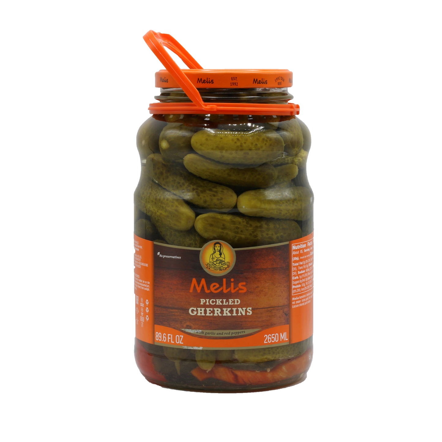 Melis Pickled Gherkins 2650 Ml