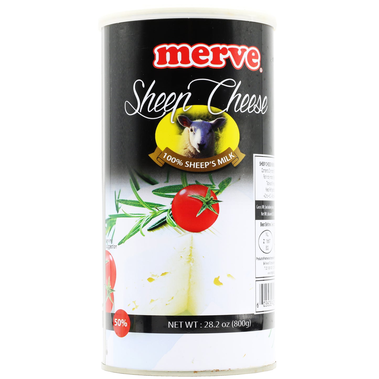 Merve Sheep Cheese 50% 800 Gr