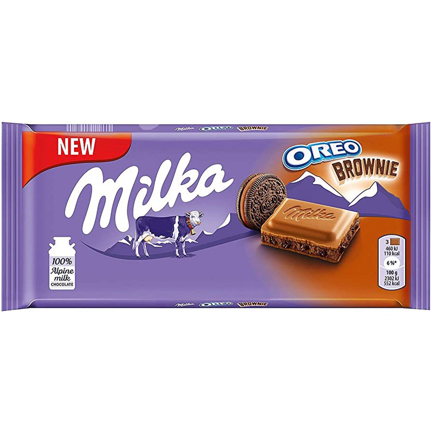 !Milka Oreo Brownie Chocolate 3.5 Oz (100 Gr)