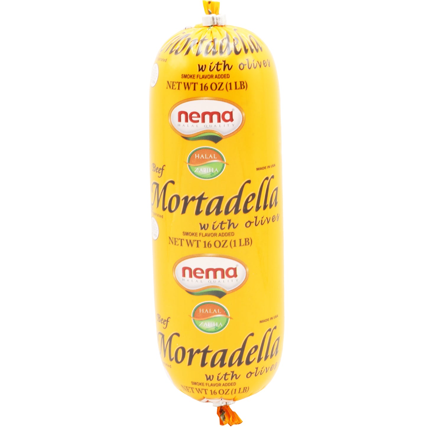 Nema Beef Mortadella With Olives 1 Lb (454 Gr)