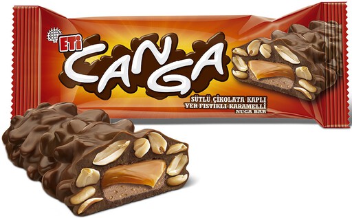 Eti Canga Milk Chocolate with nuts 45 Gr