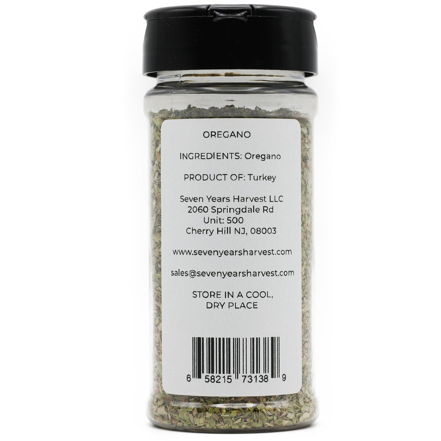 Seven Years Harvest Dried Oregano 2 Oz (57 Gr)