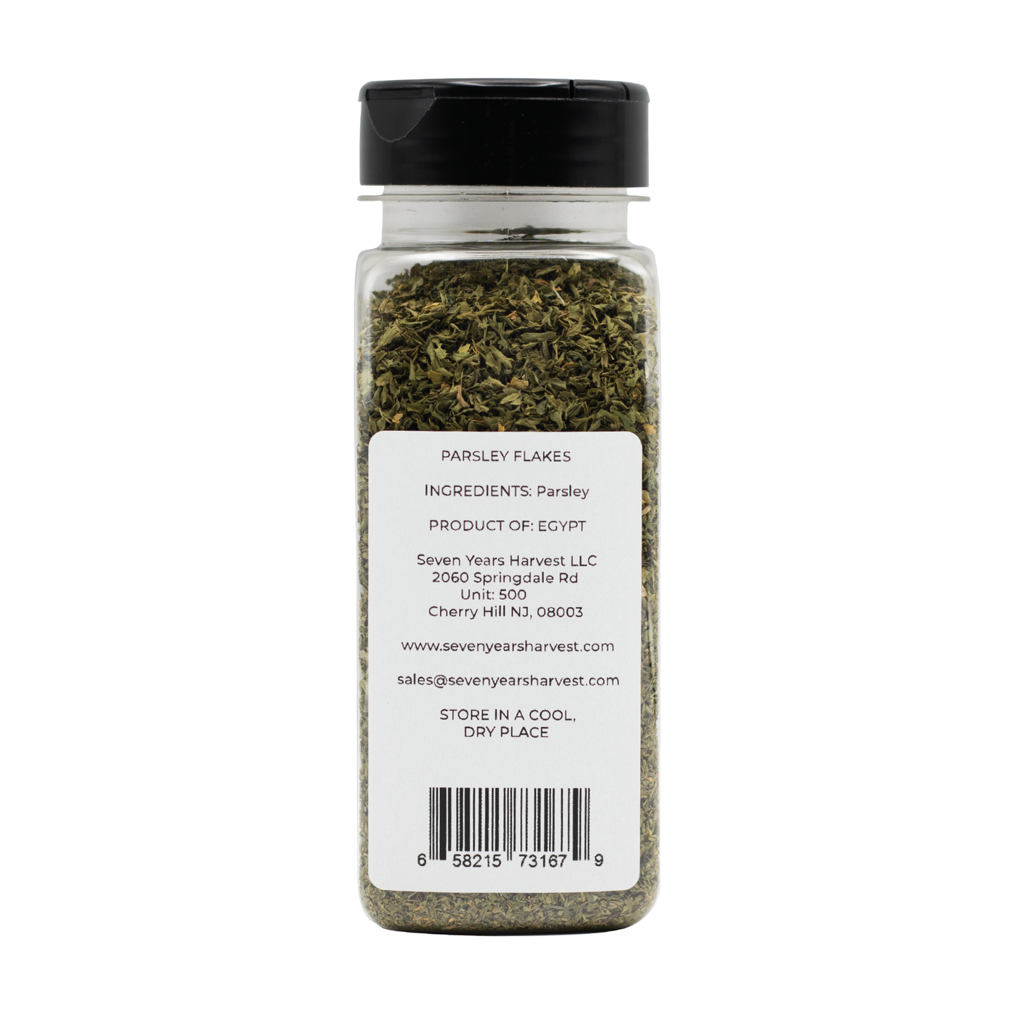 Seven Years Harvest Parsley Flakes 2.2 Oz (62 Gr)