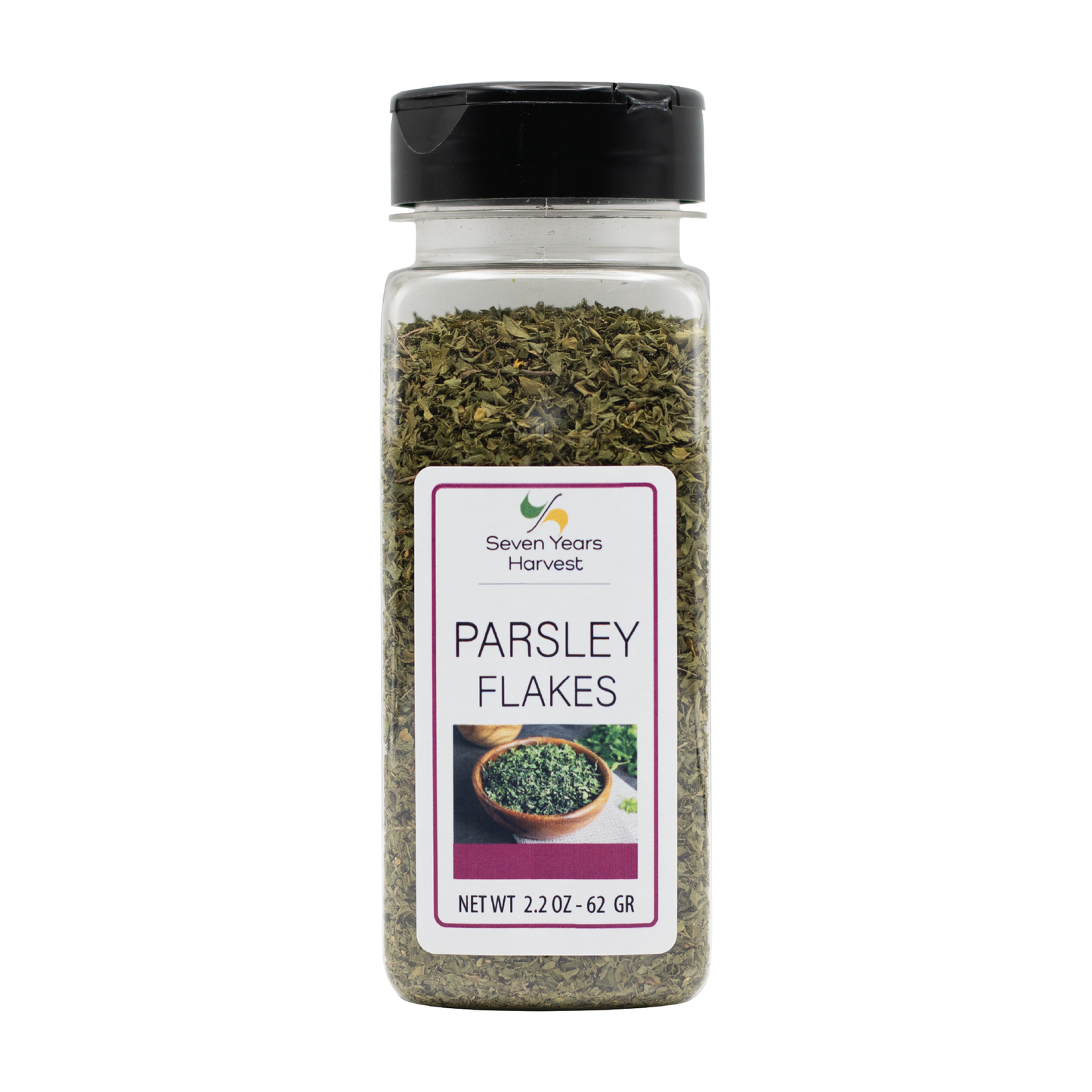 Seven Years Harvest Parsley Flakes 2.2 Oz (62 Gr)