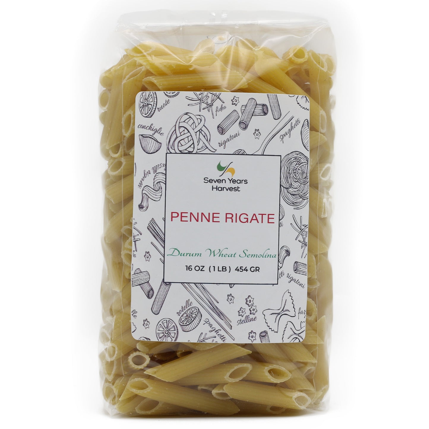 Seven Years Harvest Penne Rigate 1 Lb 9454 Gr)