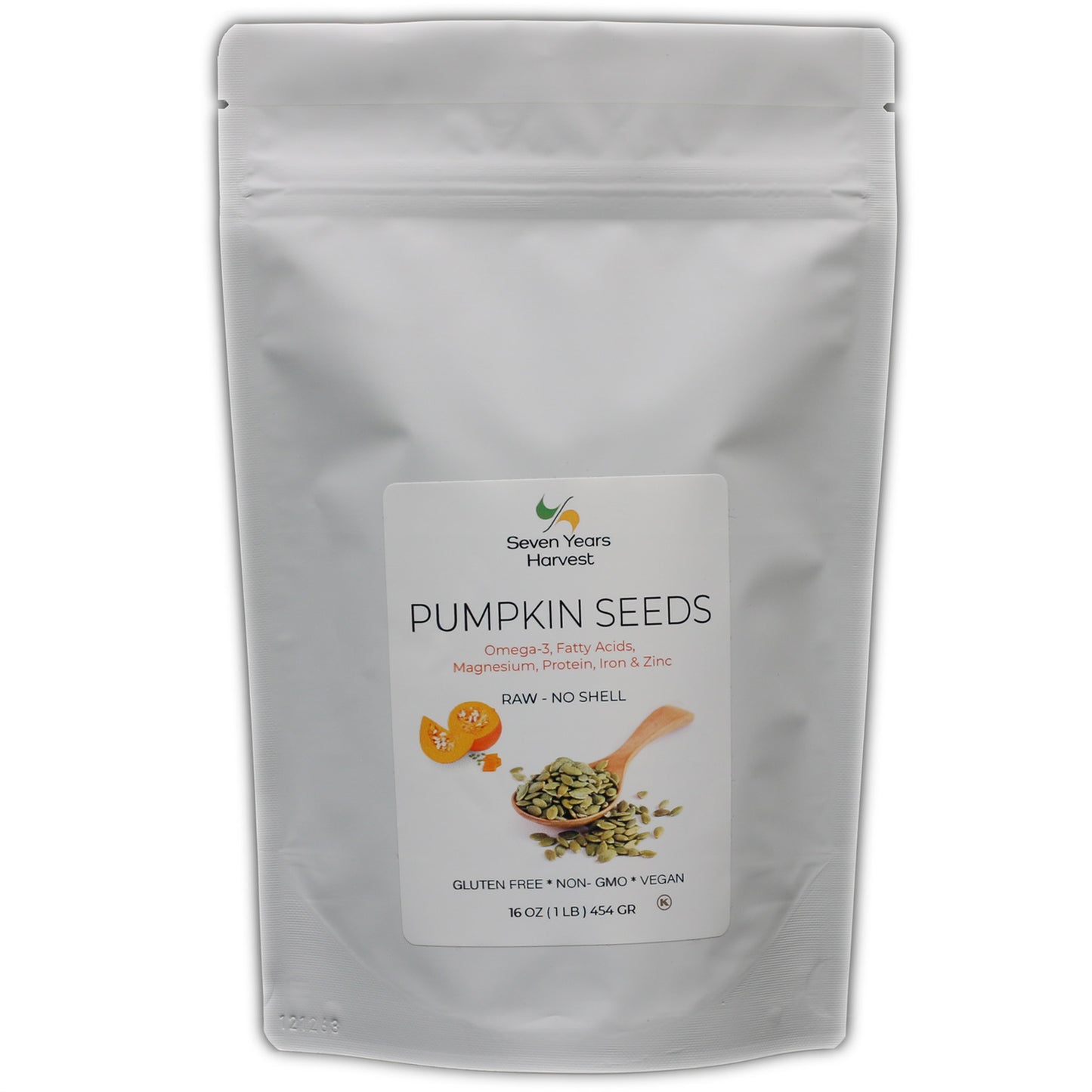Seven Years Harvest Raw Pumpkin Seeds 1 Lb (454 Gr)