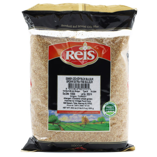 Reis Brown Extra Fine Bulgur 2.2 Oz (1 Kg)