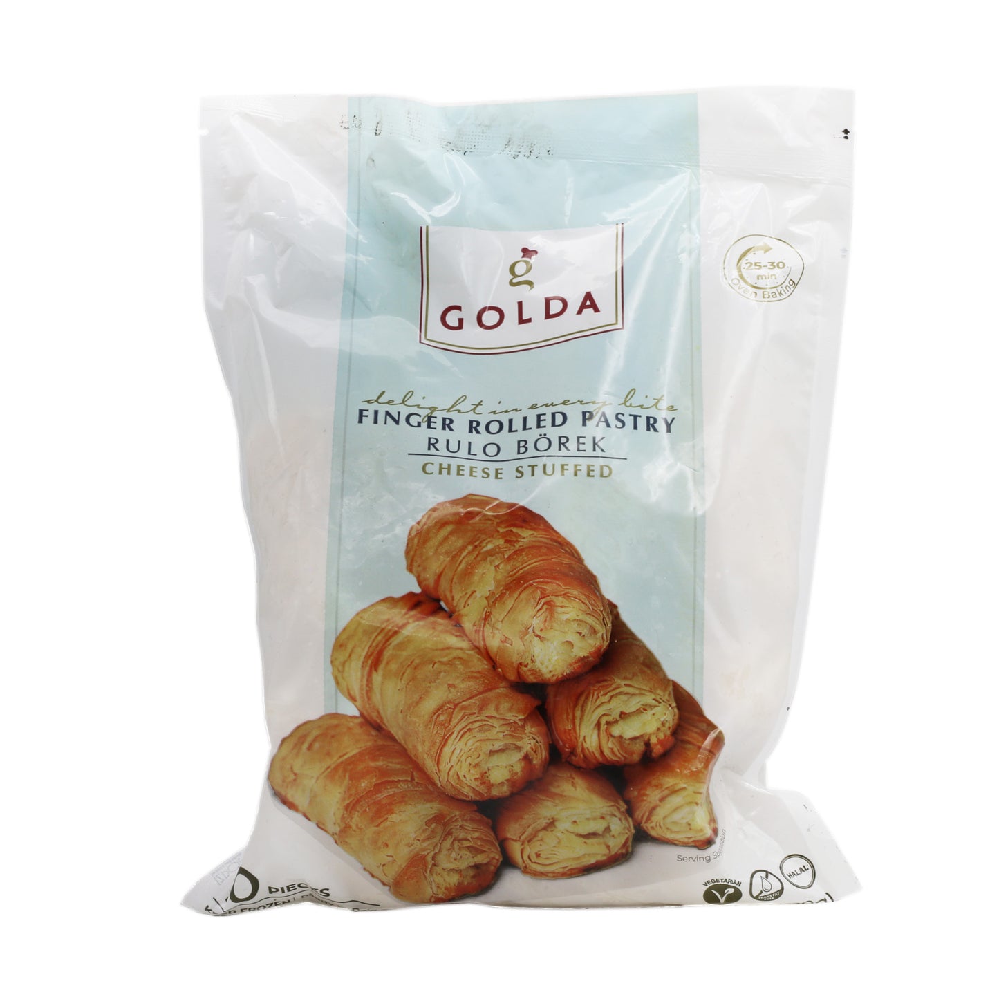 Golda Finger Rolled Pastr Rulo Borek Cheese 1.1 Lb (500 Gr)