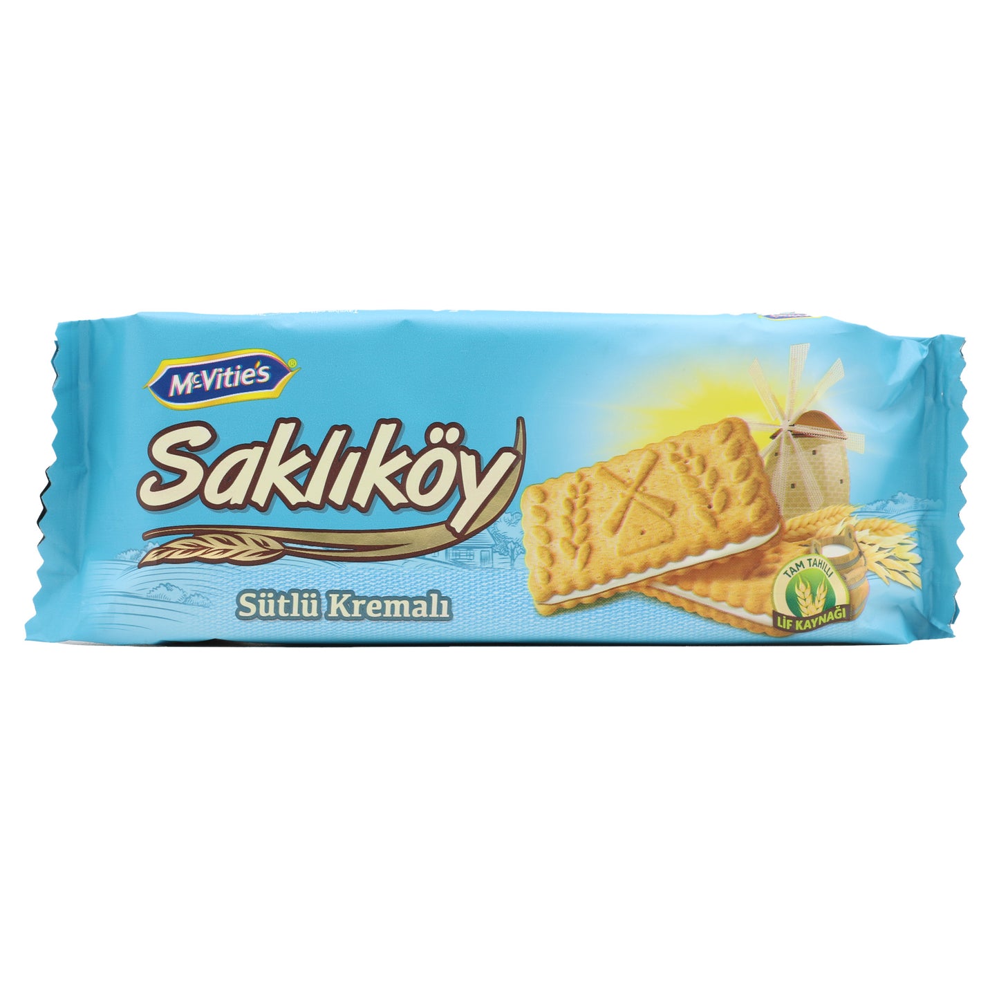 !Ulker Saklikoy Biscuits w Milk Cream 3.5 Oz (100 Gr)