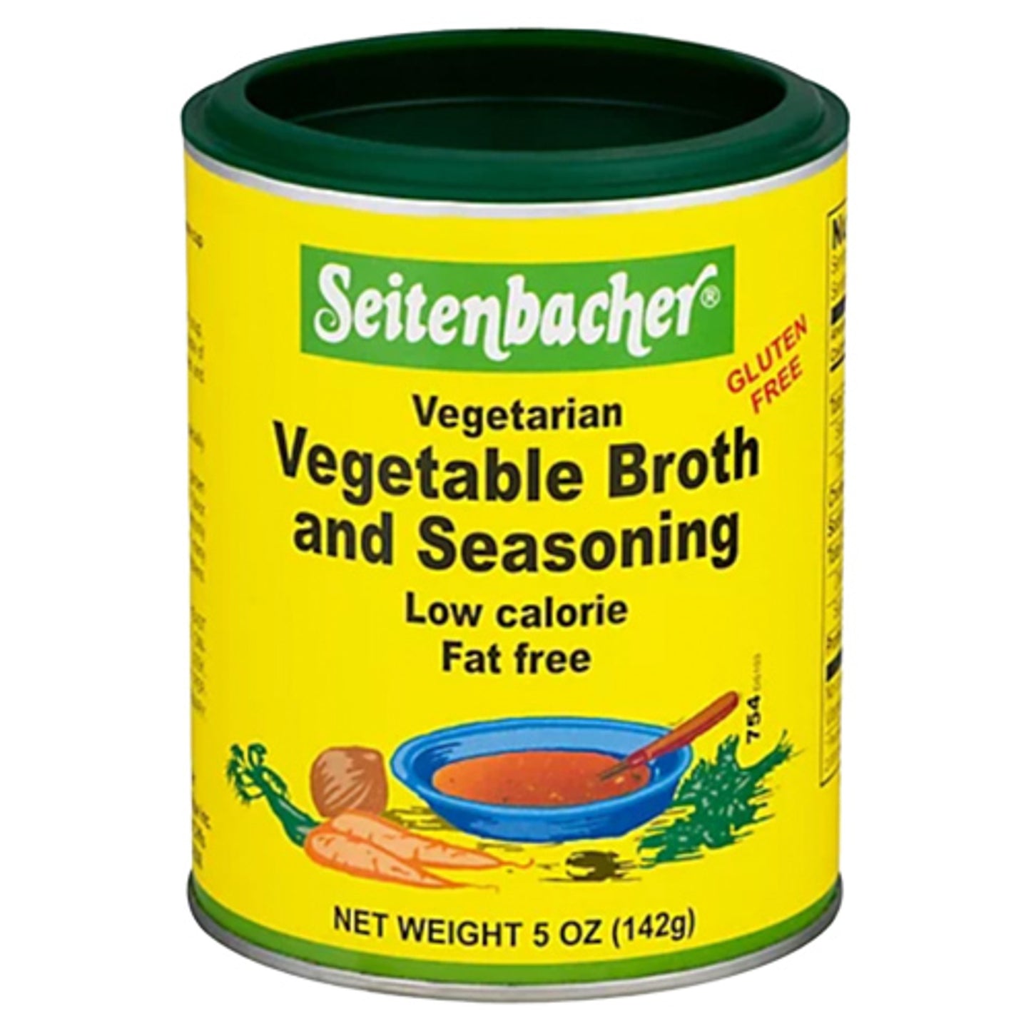 Seitenbacher Vegatable Broth and Seasoning Gluten Free 5 oz (141 Gr)