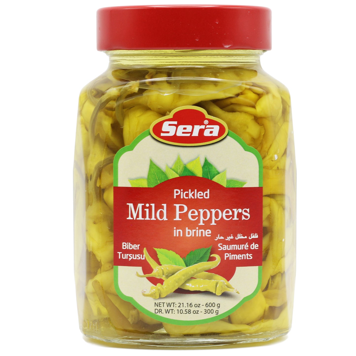 Sera Pickled Mild Peppers 21.16 Oz (600 Gr )