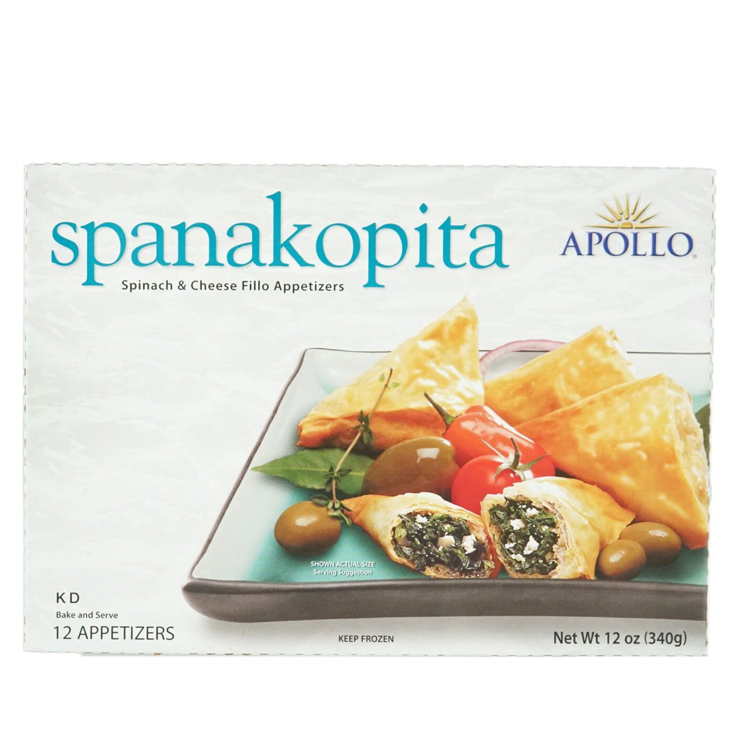 Apollo Spanakopita 12 Pcs 12 Oz (340 Gr)