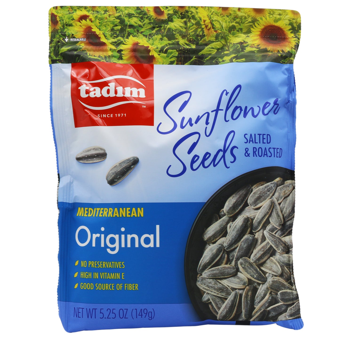 Tadim Original Black Sunflower Seeds 5.2 Oz (149 Gr)