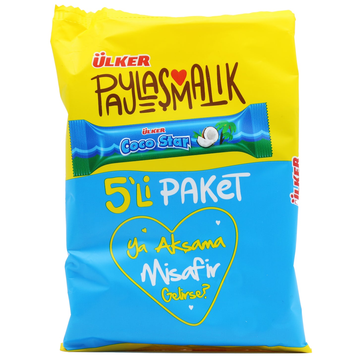 Ulker Coconut Coco Star 5 Pack 4.4 Oz (125 Gr)